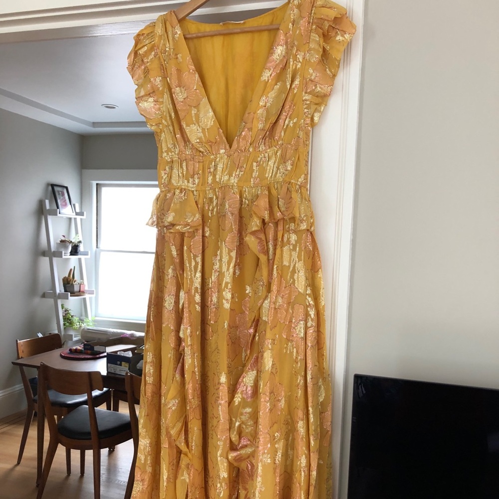 Ulla Johnson Nerissa dress in citrine